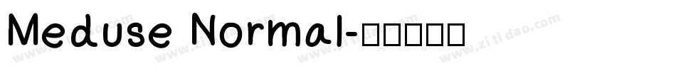 Meduse Normal字体转换
